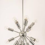 Small Atomium Sputnik space chrome pendant by Cosack, Germany, 1970s.