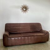 De Sede DS-84 vintage 3-seater designer thick buffalo leather sofa
