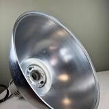 Rare industrial suspension Osram HQL – large aluminium reflector 53