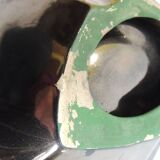 Vintage red and brown ceramic bowl – 1970s centrepiece – Design