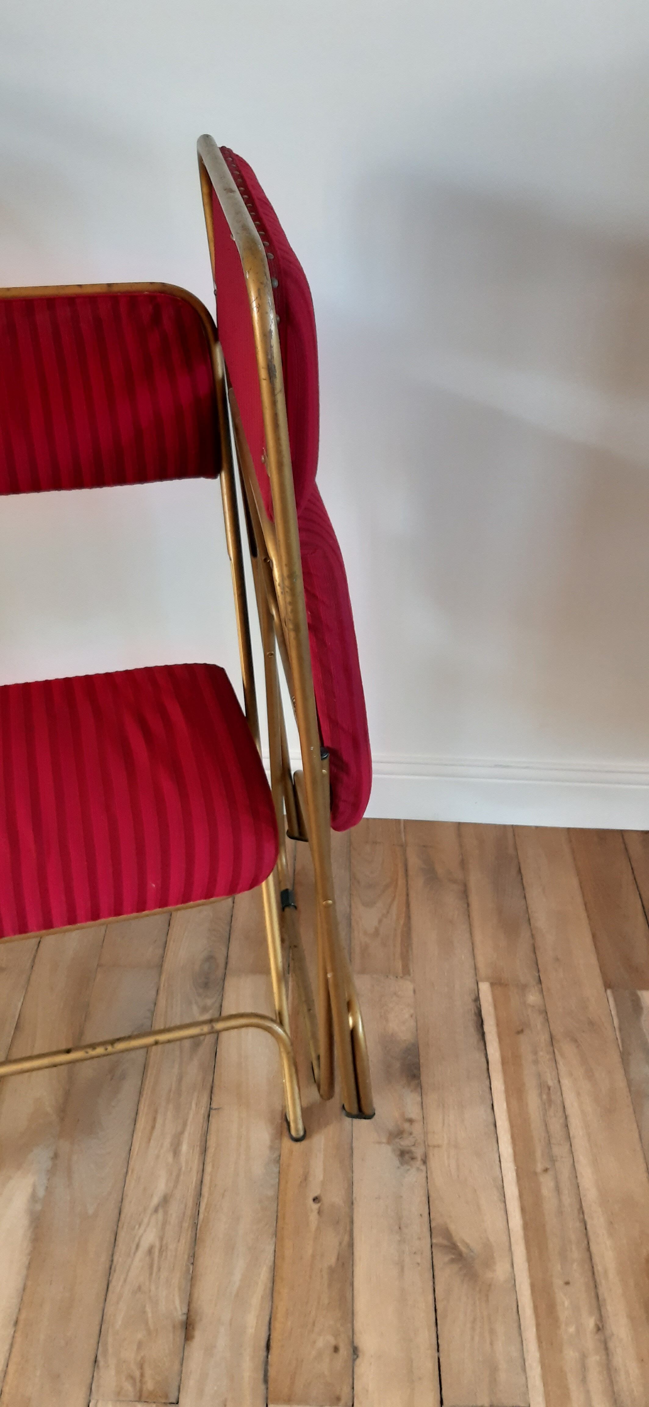 Set of two Lafuma folding chairs