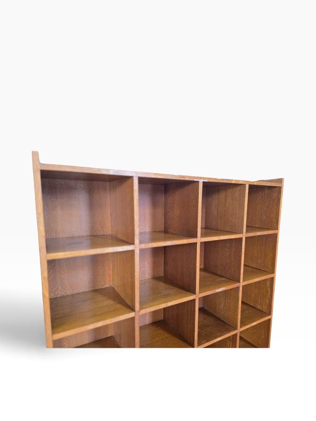 Vintage open wooden shelf / shelf / rack