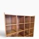 Vintage open wooden shelf / shelf / rack