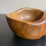 Empty wooden pocket of olivier