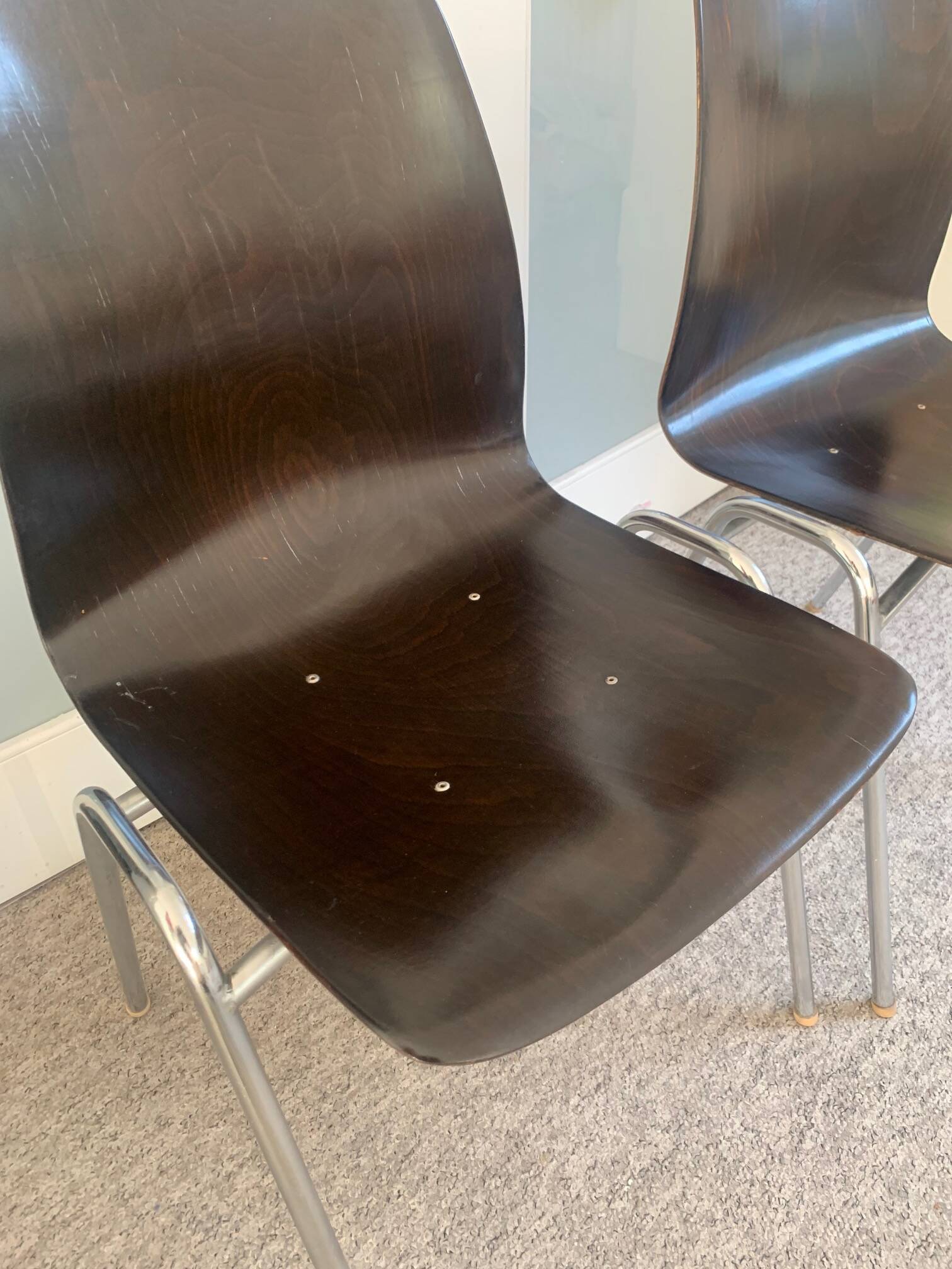 Set of 2 Galvanitas S26 Pagholz chairs, 1960s