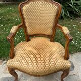 Paire de fauteuils style Louis XV