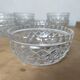 9-piece crystal dessert service