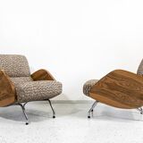 Model "360" Armchairs By Janusz Różański, Poland, 1950s, Set Of 2