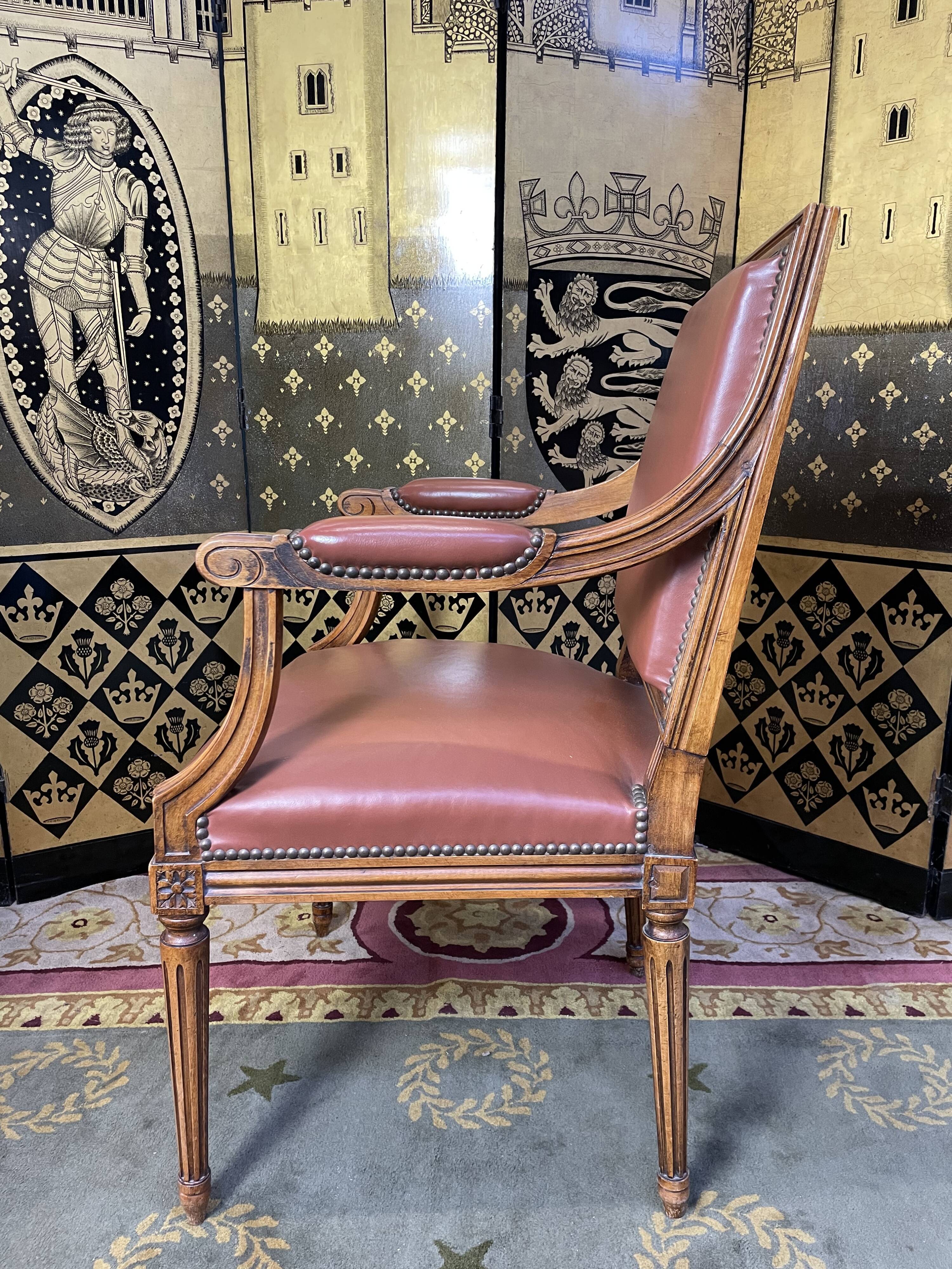 Louis XVI style office chair
