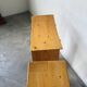 Scandinavian pine stools with Japanese inspiration.