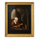 Oil on canvas – Genre scene, 18th century