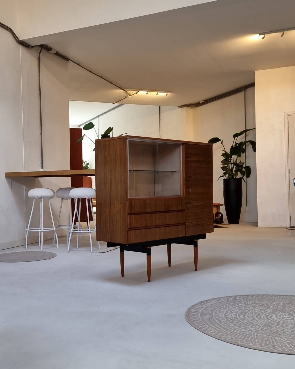 Vitrine du milieu du siècle