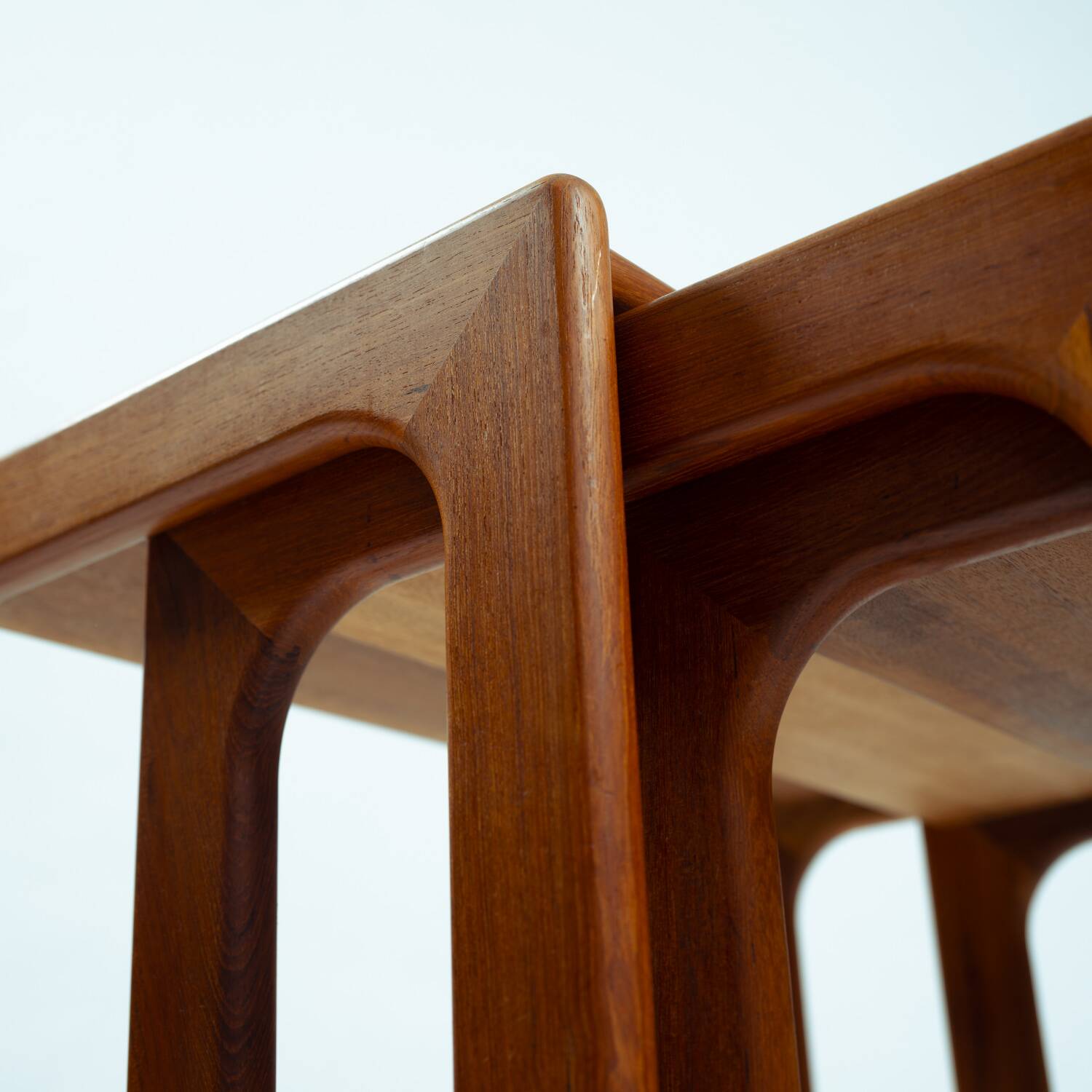 Danish teak mid century modern nesting tables Salin, Nyborg, Denmark 1960s