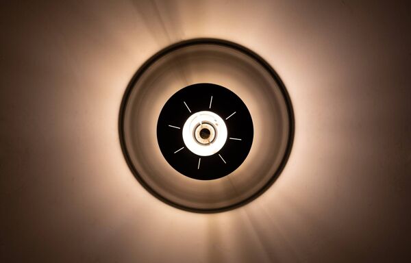 Lampe à suspension Louis Kalff des années 1950 pour Philips Holland