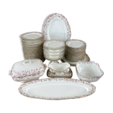 Service en porcelaine de pillivuyt & cie 59 pièces, xixe siècle