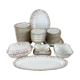 Pillivuyt & cie porcelain service 59 pieces, 19th century