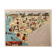 Old poster map of French West Africa Senegal Guinea Sudan - 1931