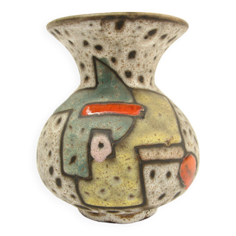 Vase pansu en céramique par Marius Bessone Vallauris