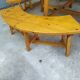 Table et banc châlet de montagne