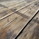 Metal and wood drawer unit