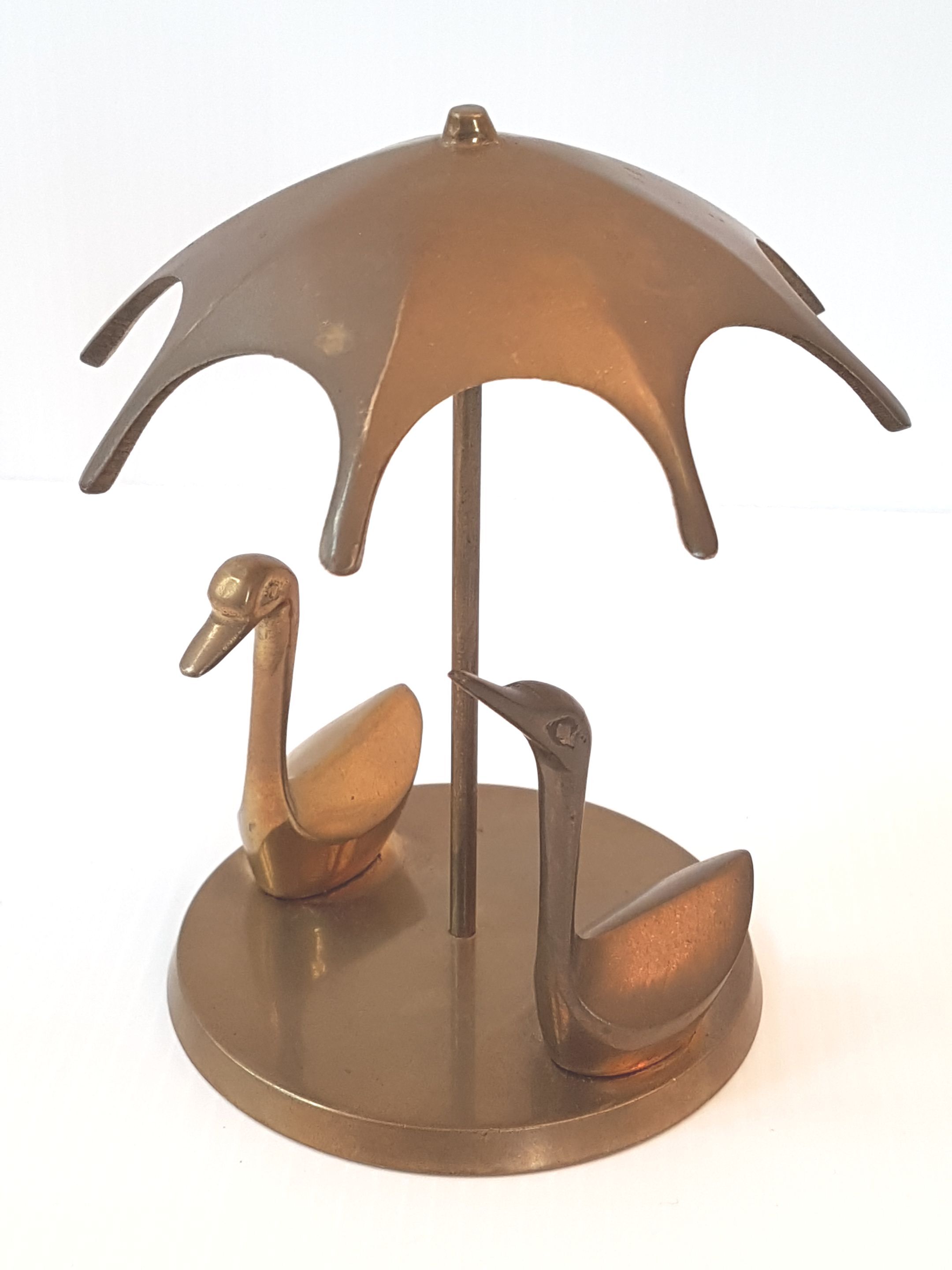 Swans 1970 vintage brass