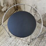 Set of 5 “silver moon” high stools Pascal Mourgue