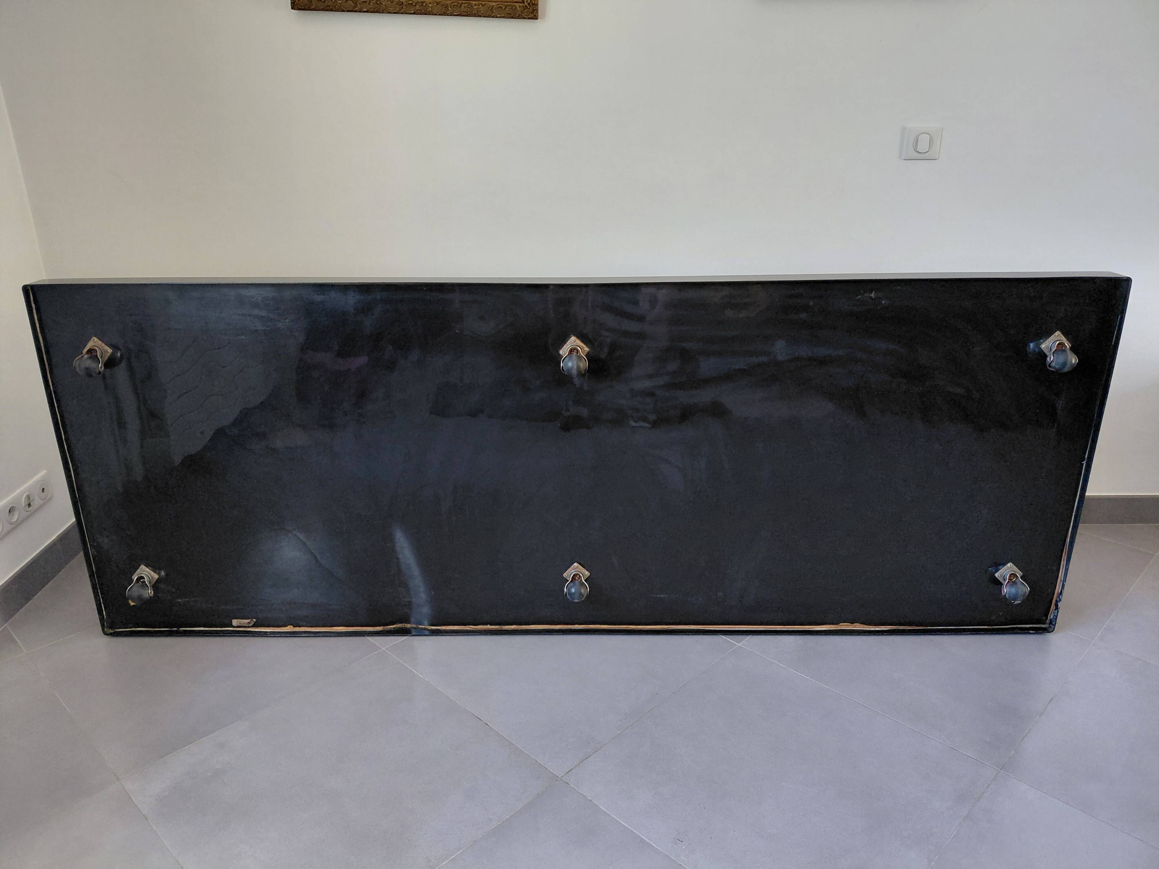 Cini Boeri - Gradual Lounge Sofa Black Leather Knoll/Gavina