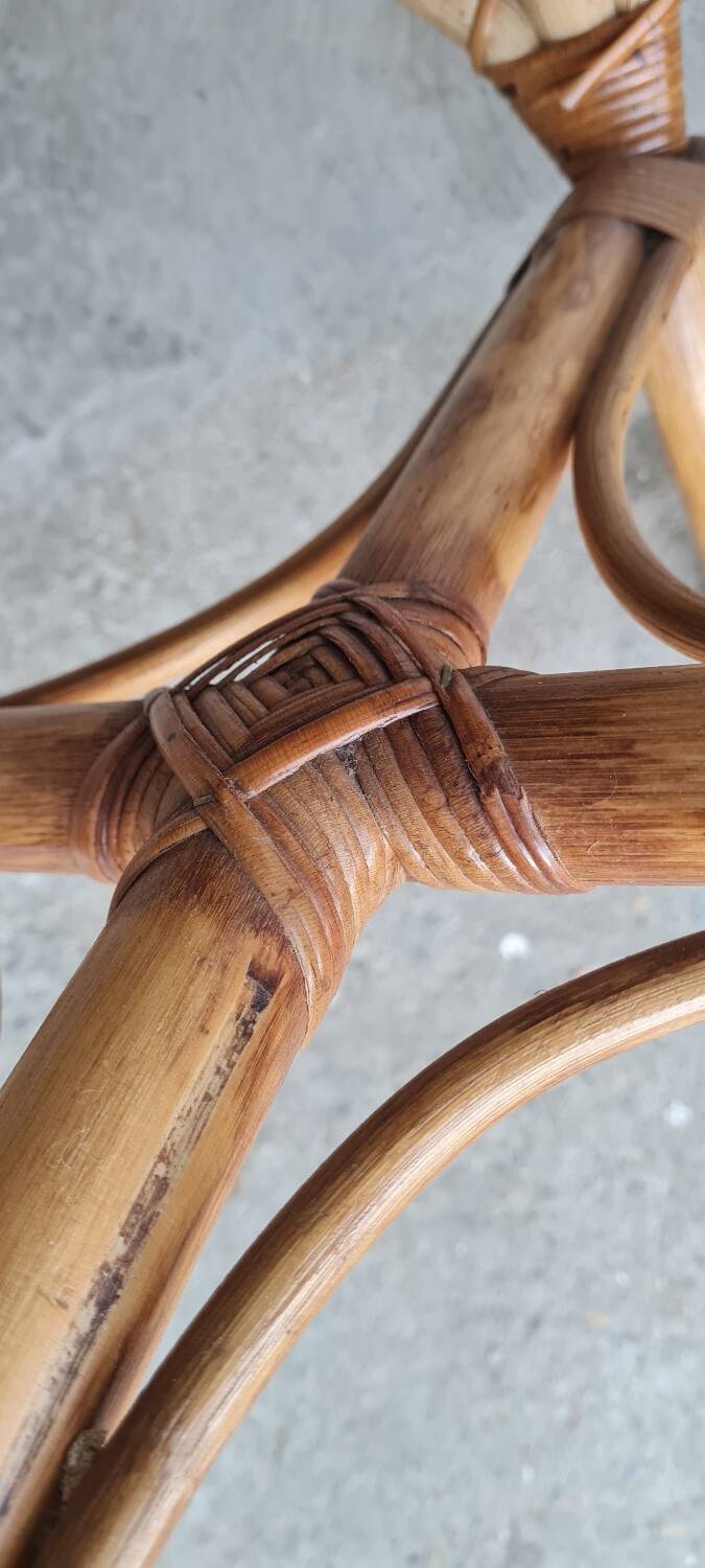 Rattan armchair 1960