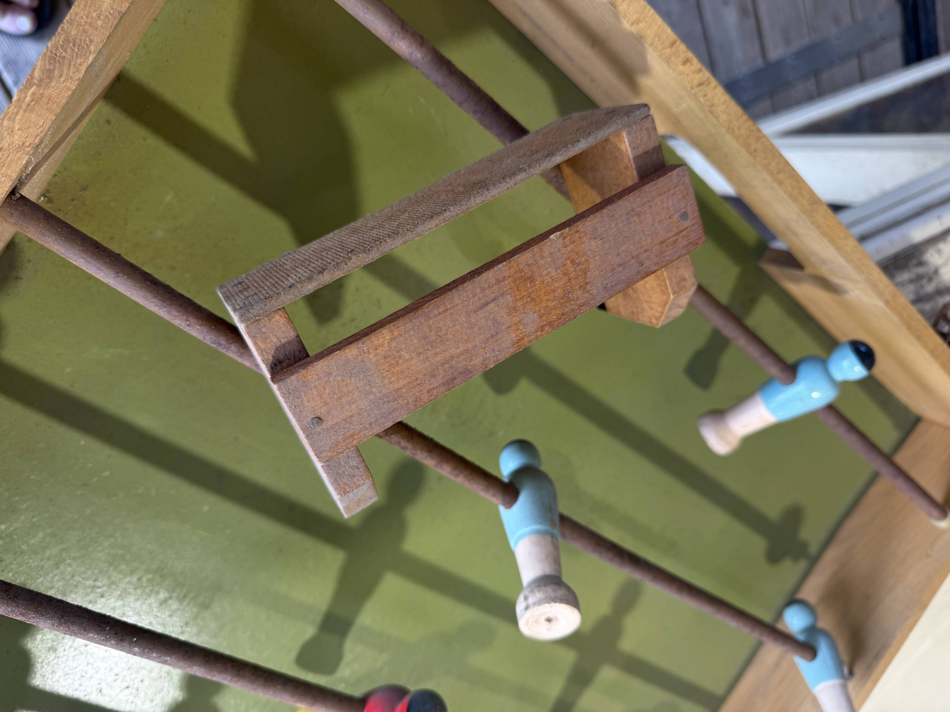 Baby-foot de table vintage en bois - Années 50/60