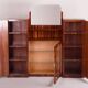 Art Deco Mahogany Sideboard with Mirror, France, 1920s