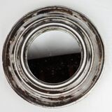Mirror hofmann ceramic gray vallauris 1950