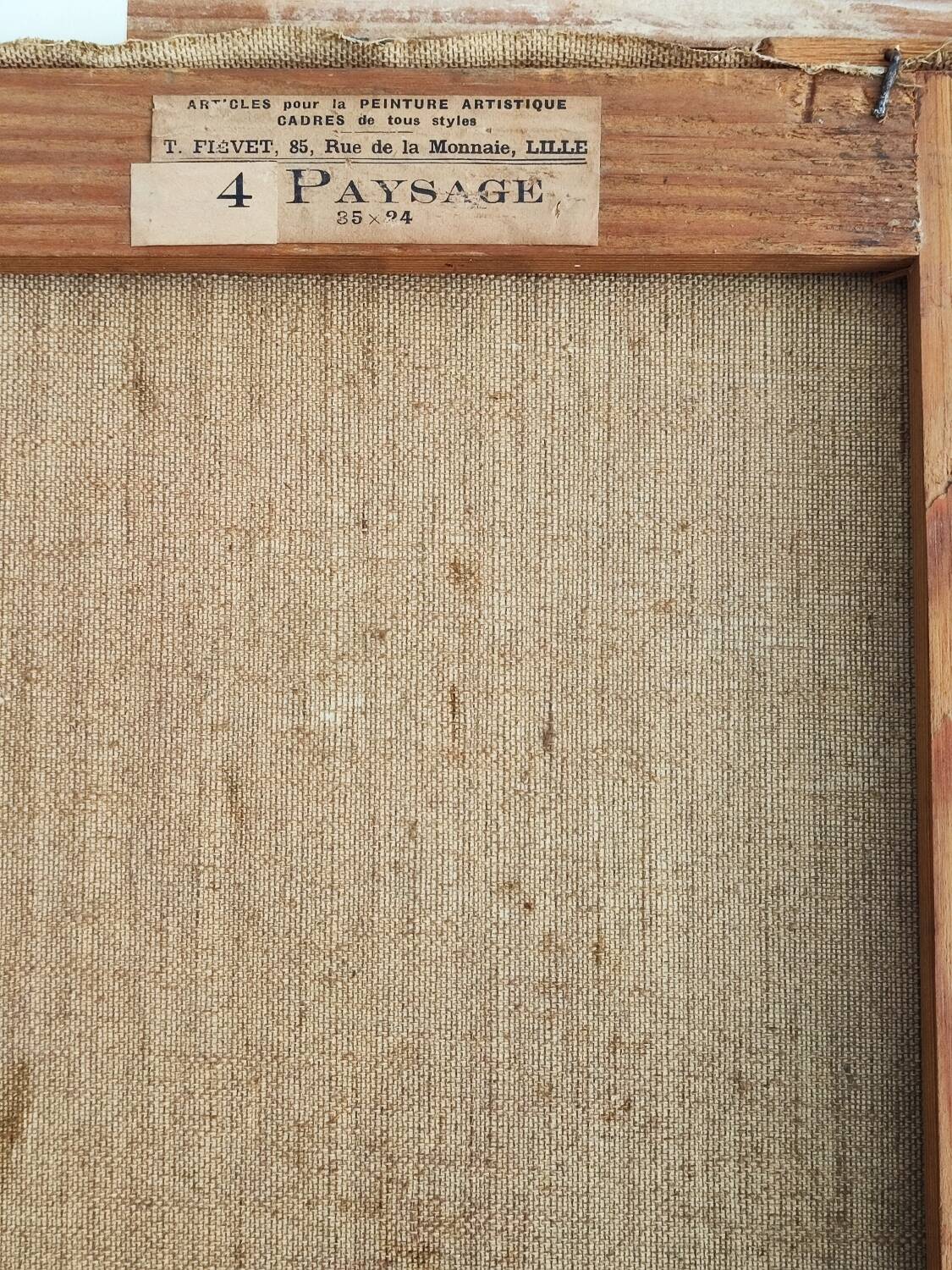 Tableau paysage francais