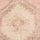 3x13 Pink & Brown Long Classic Vintage Runner Rug, 92x415Cm
