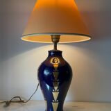 Art Deco lamp Boch la Louvière ceramic