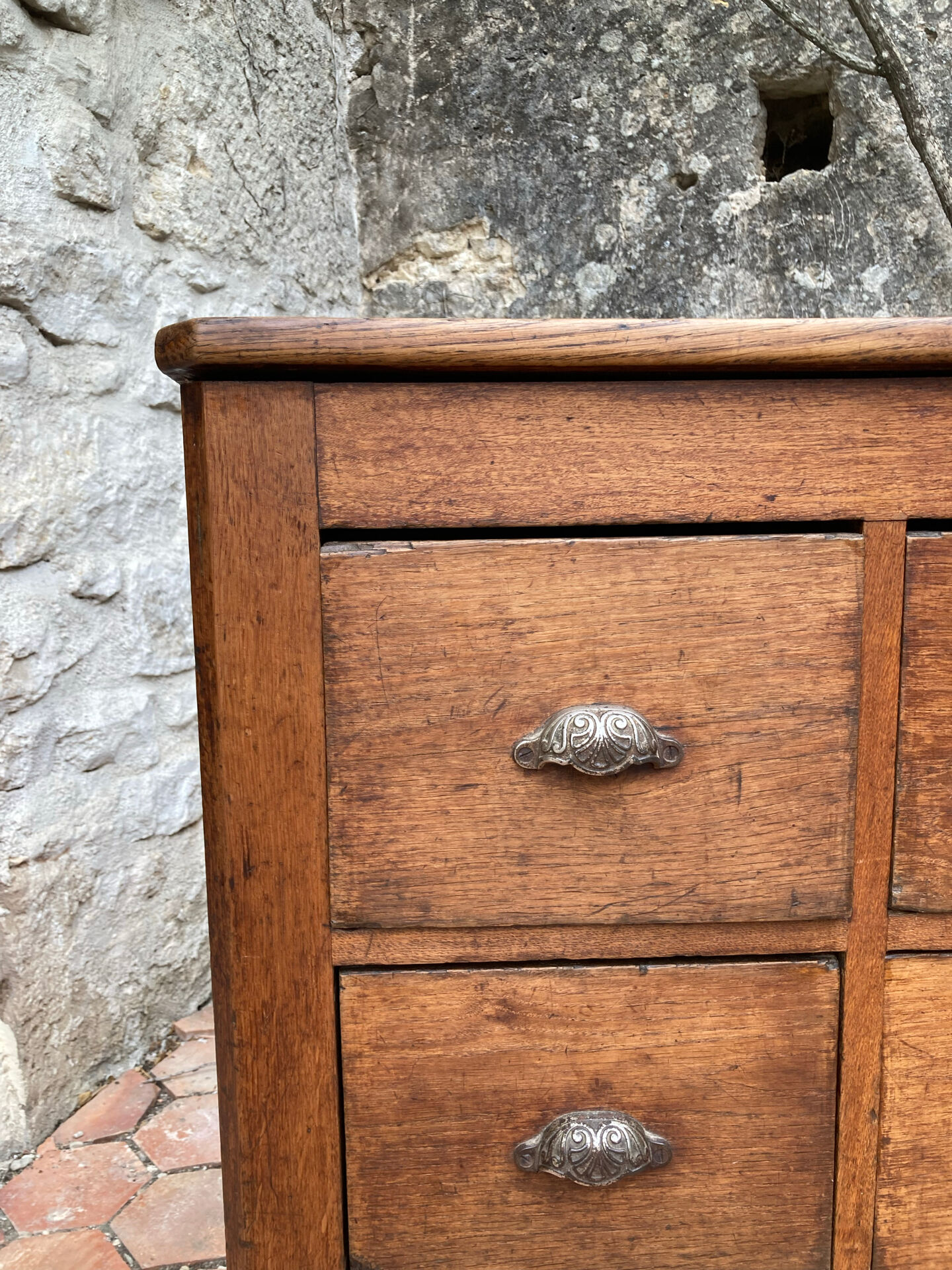 Meuble de métier ancien 9 tiroirs