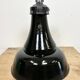 Industrial Black Enamel Bauhaus Pendant Lamp, 1930s