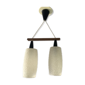 Suspension scandinave buble 2 feux - 1960