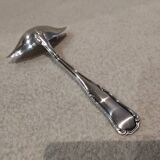 Silver-plated metal ladle for fats and lean meats, by silversmith Ercuis Valencay, 17.6cm