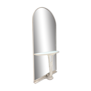 Miroir console italien, bois et