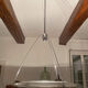 Pendant lamp Mira S Ezio Didone for Arteluce space age