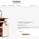 STARBAY LIVING THE LEGEND La Desirade Folding Hairdresser in leather and mahogany