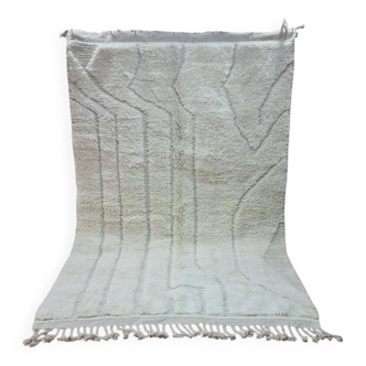 Tapis Beni Mrirt 100% Laine Naturelle – Luxe et Artisanat Berbère