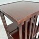 Mahogany rotating bookcase