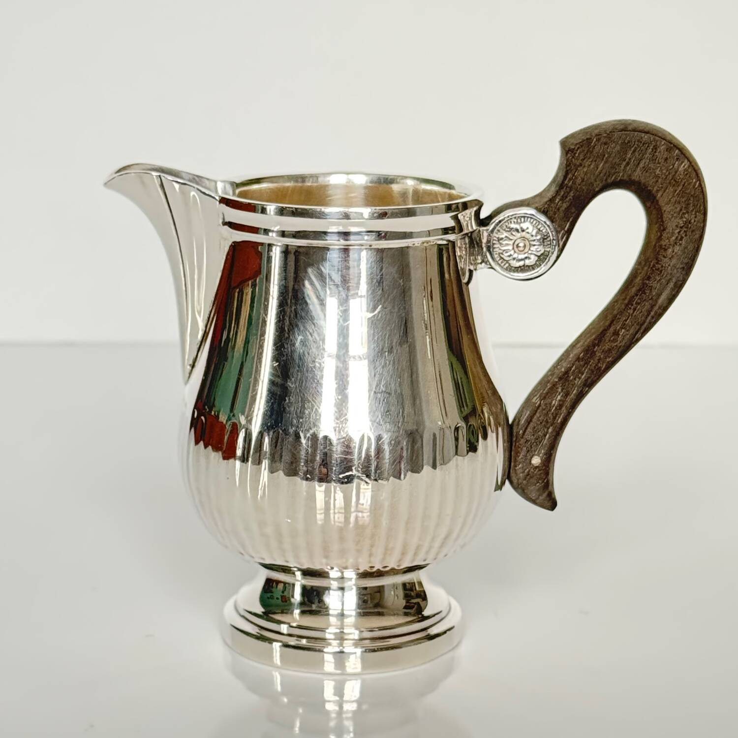 Christofle Gallia silver-plated milk jug and jug, 1920s
