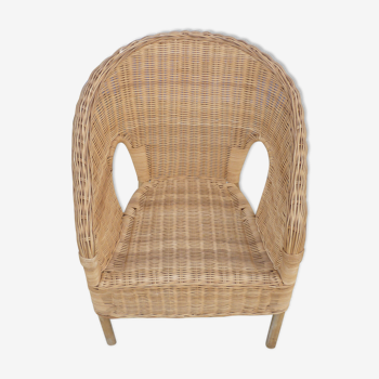 Fauteuil enfant en rotin