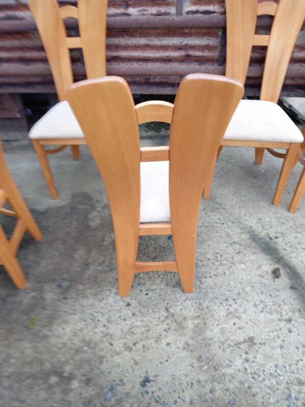 Série de 5 chaises vintage