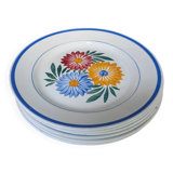 Ensemble assiettes a dessert vintage