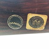 Erik Wørts for Niels Eilersen rosewood and leather lounge chair