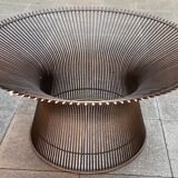Table basse par Warren Platner - Edition limitée Knoll bronze 2020