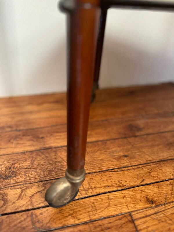 Table desserte pieds compas vintage